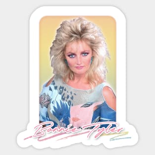 Bonnie Tyler // 80s Aesthetic Fan Art Design Sticker